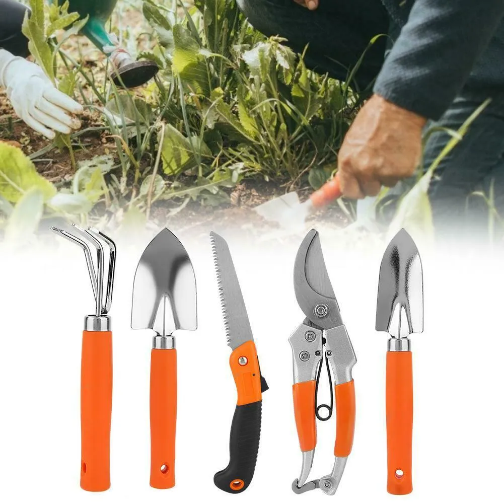 11 Pcs Garden Tools Set | Gardening Shovel & Rake, Household Tools