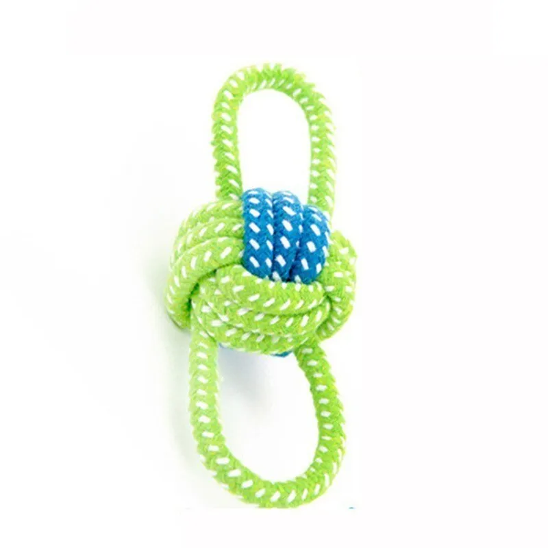 1PC Dog Chew toy, Playing Green Rope Ball Toys