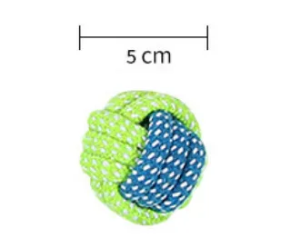 1PC Dog Chew toy, Playing Green Rope Ball Toys