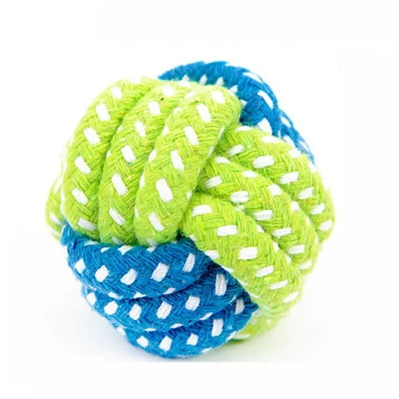 1PC Dog Chew toy, Playing Green Rope Ball Toys