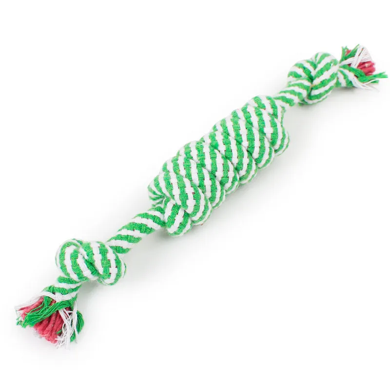 1PC Dog Chew toy, Playing Green Rope Ball Toys