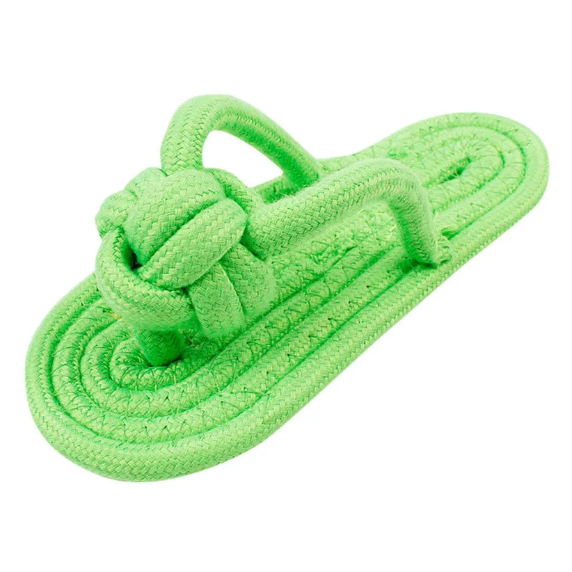 1PC Dog Chew toy, Playing Green Rope Ball Toys