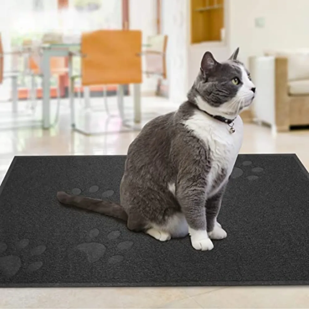2 Pack Cat Litter Mat Kitty Litter Trapping Mat For Litter Boxes