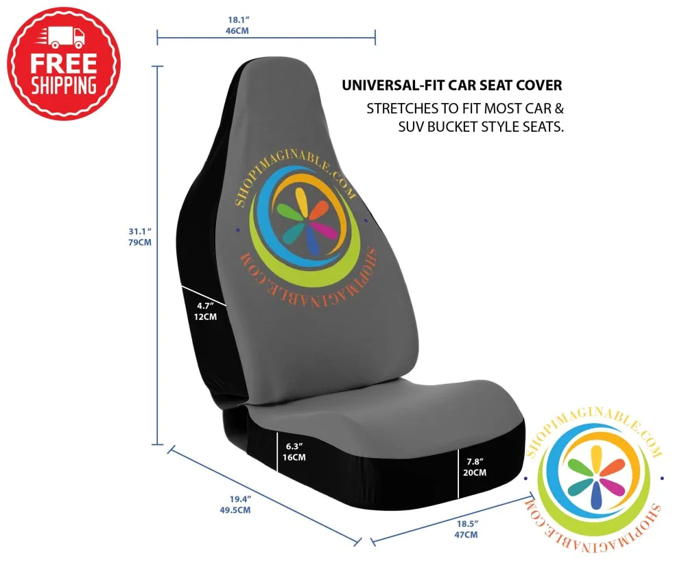 Abstract Circle & Diamonds Car Seat Covers