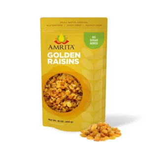 Amrita Bars Golden Raisins - 10  x 1 LB Bags