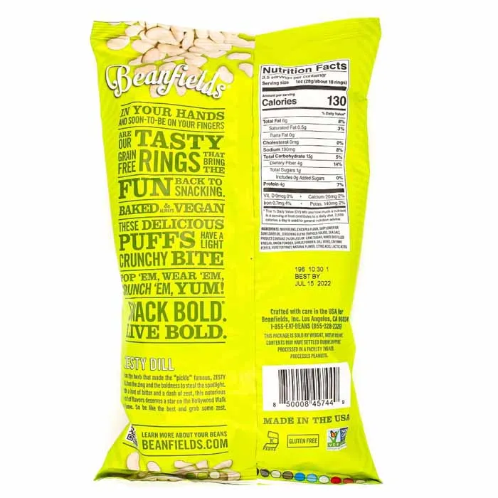 Beanfields - Grain-Free Ring Snacks, 3.5oz | Assorted Flavors