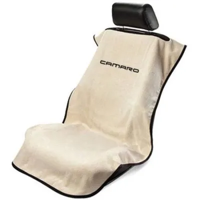 Camaro Logo Seat Towels - Black, Grey or Tan Seat Covers