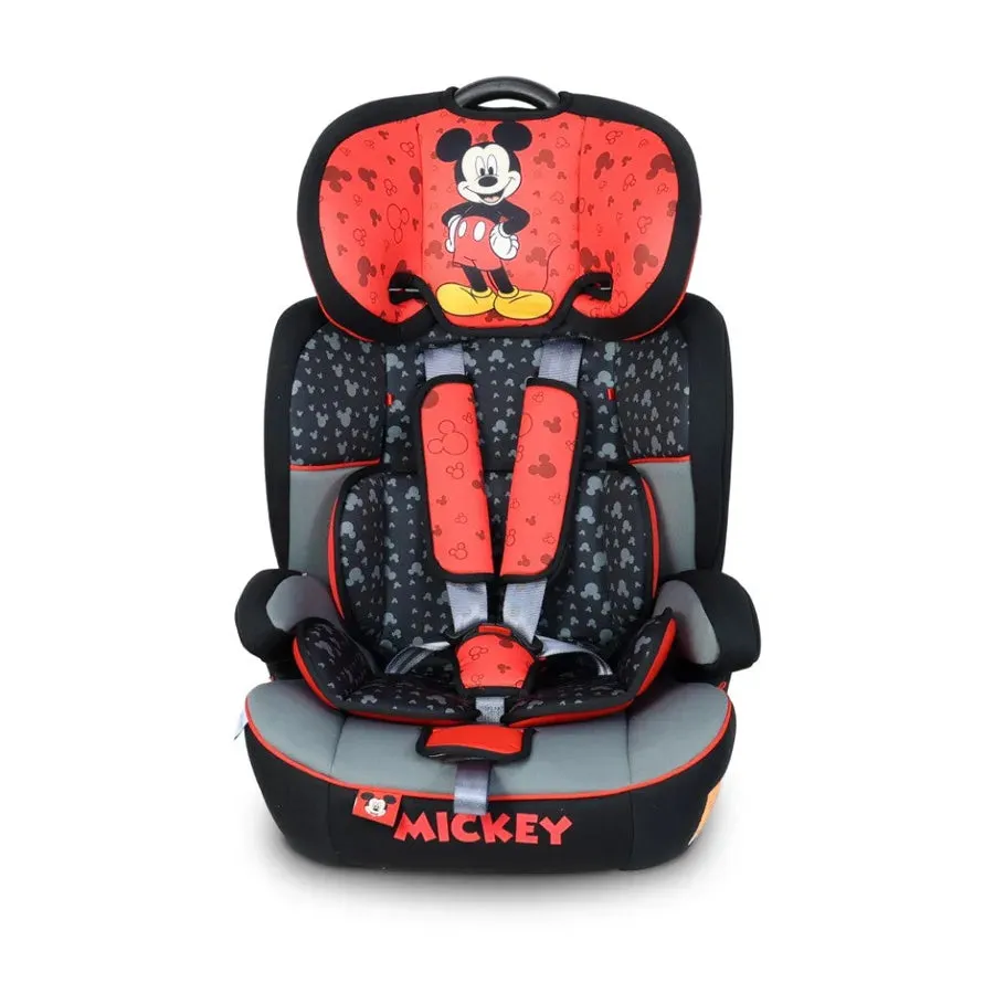 Disney Mickey Mouse Baby/Kids 3-in-1 Car Seat    Booster Seat (Group 1/2/3)