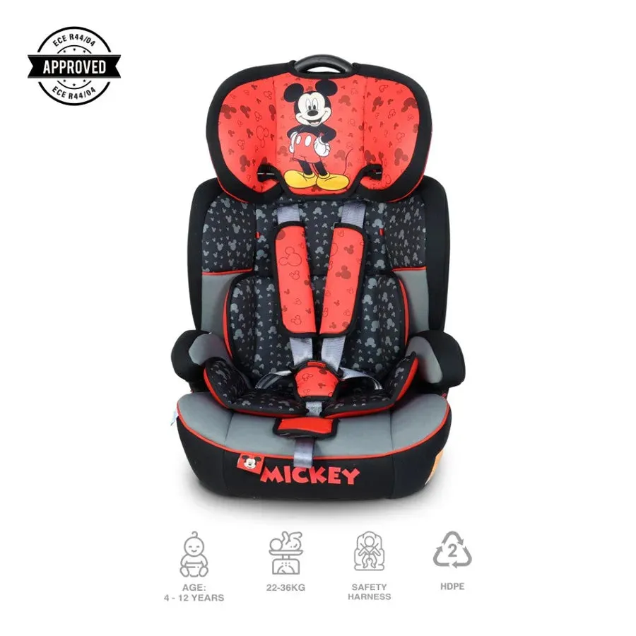Disney Mickey Mouse Baby/Kids 3-in-1 Car Seat    Booster Seat (Group 1/2/3)