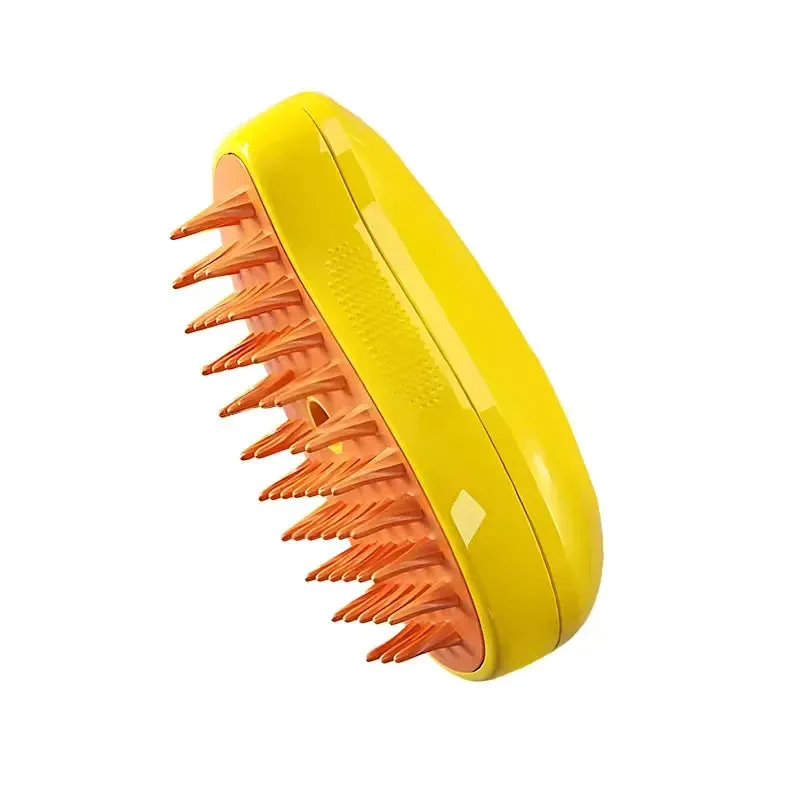 Dog/Cat Steam Brush with Electric Spray - For Massage & Pet Grooming