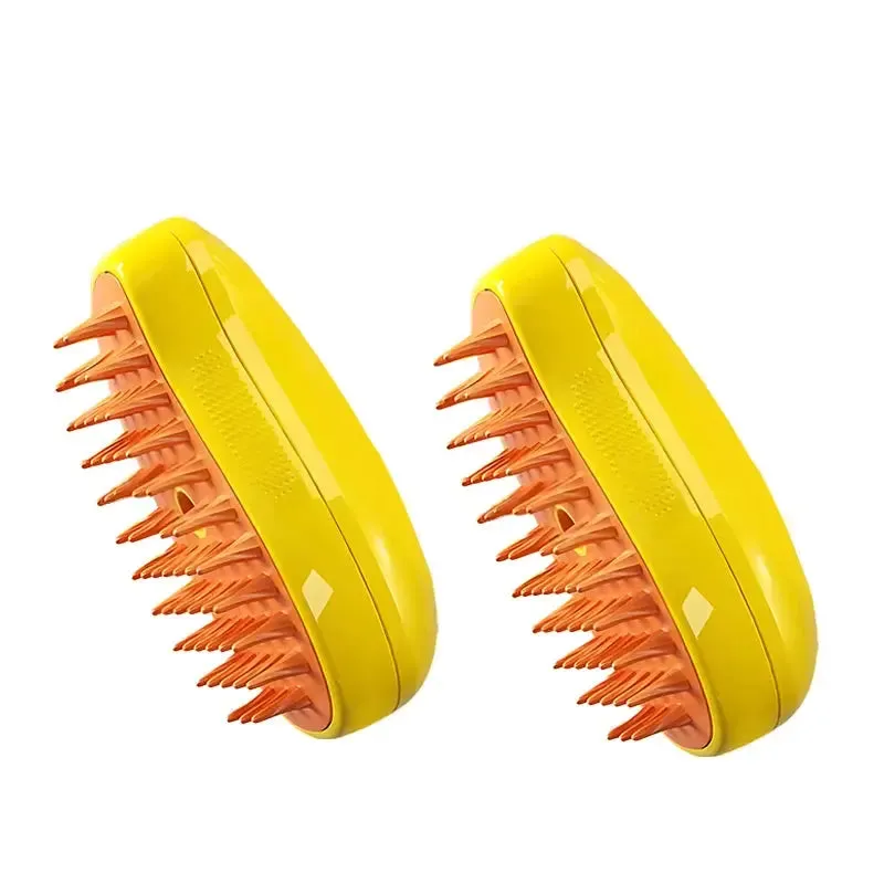 Dog/Cat Steam Brush with Electric Spray - For Massage & Pet Grooming