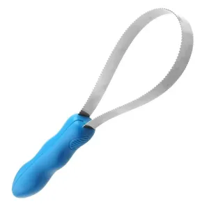 Dual-Sided Dog and Horse Grooming Blade - Stainless Steel Shedding Brush
