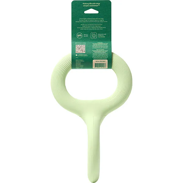 Earth Rated Rubber Tug Toy Green