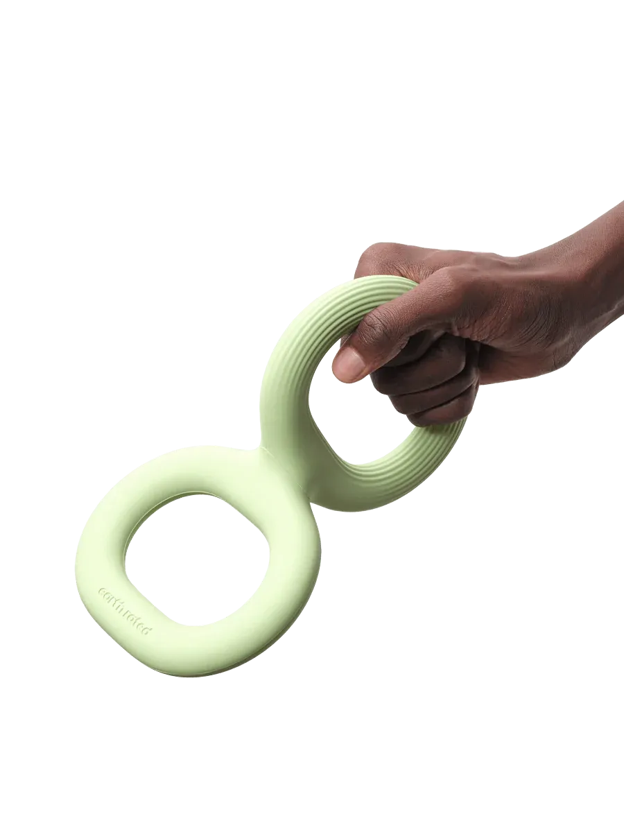 Earth Rated Rubber Tug Toy Green