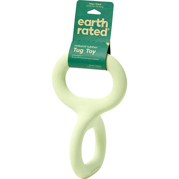 Earth Rated Rubber Tug Toy Green