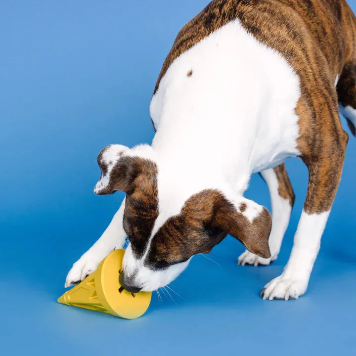 Fringe Dog Toy Rubber You Cone Do It