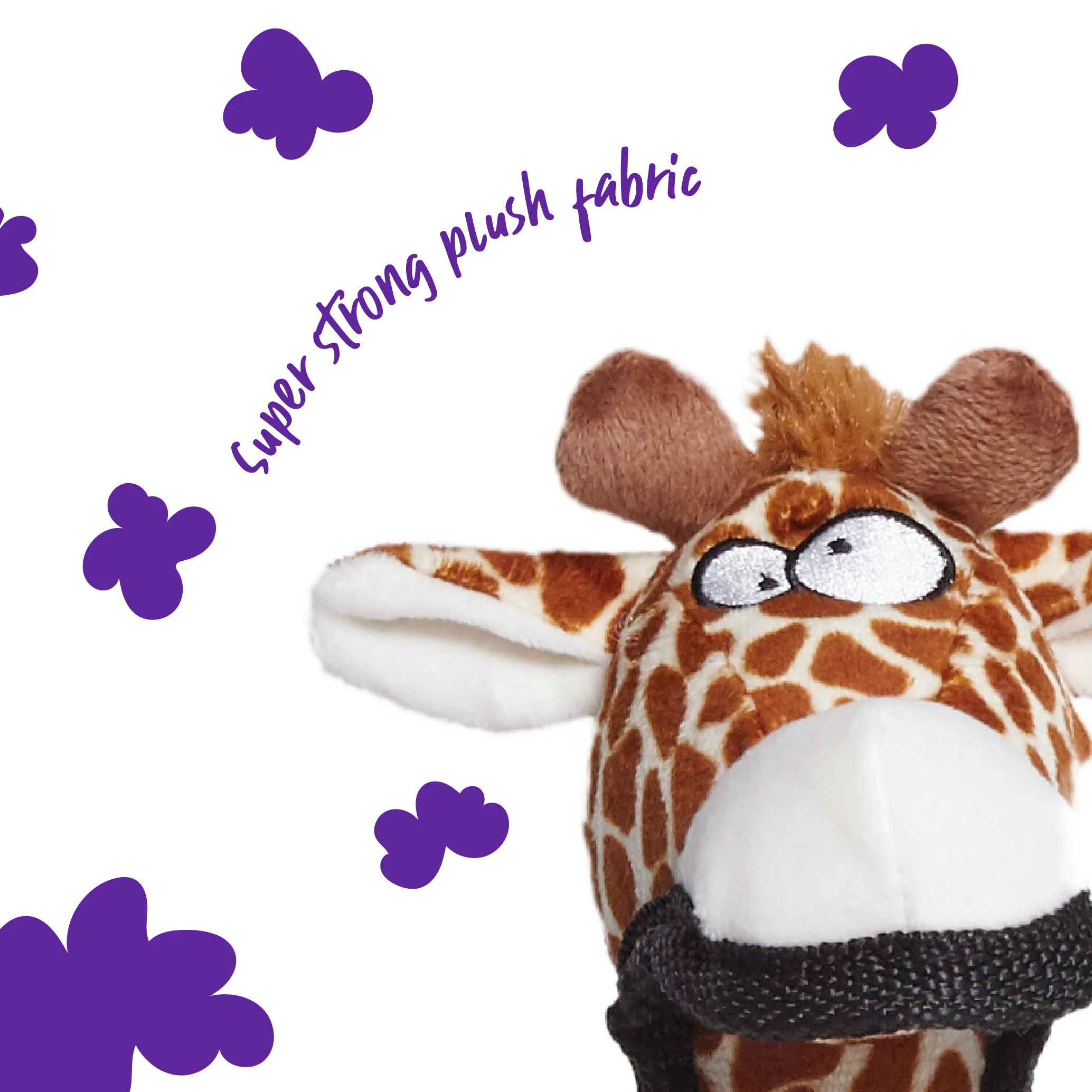 Furries - Tough Giraffe Dog Toy
