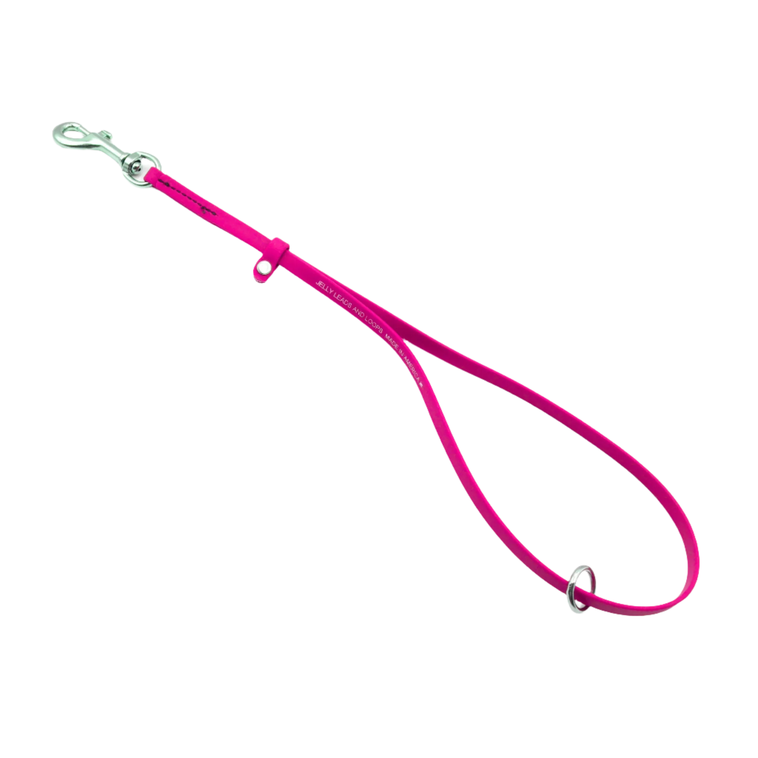 Grooming Loop 3/8" x 18" With Ring Hot Pink by Jelly Pet