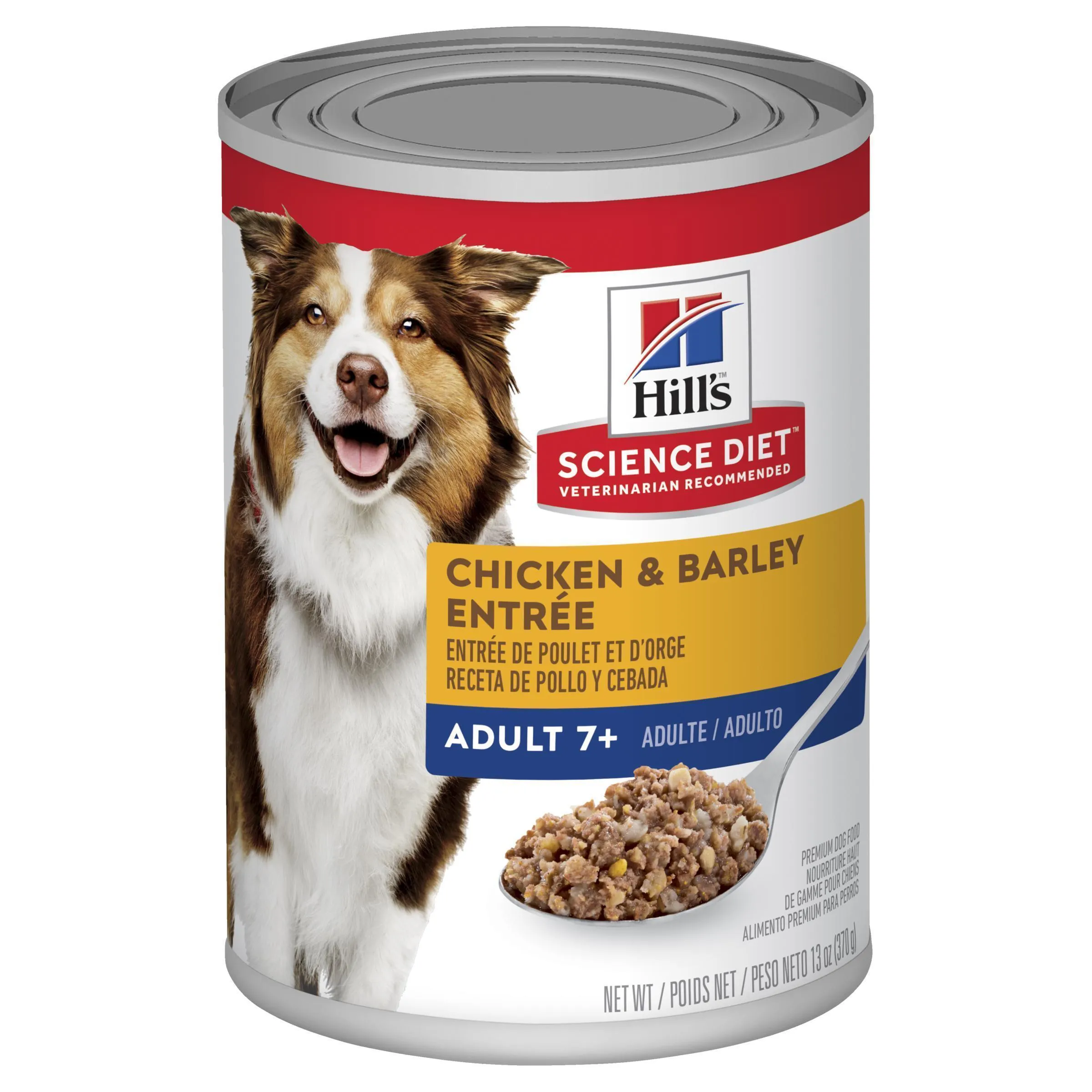 Hills Science Diet Adult 7  Chicken and Barley Entree Canned Dog Food 370g x 12^^^