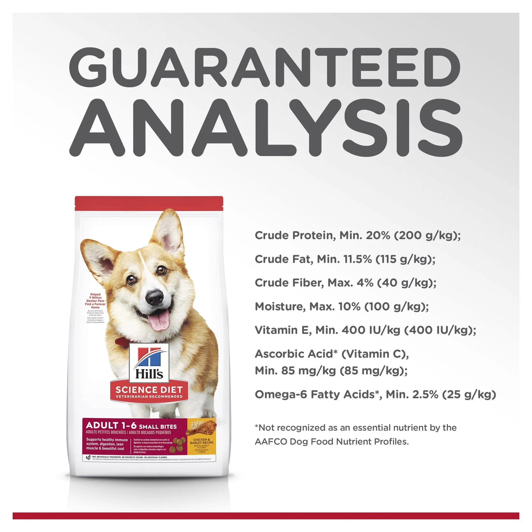 Hills Science Diet Adult Small Bites Dry Dog Food 2kg^^^