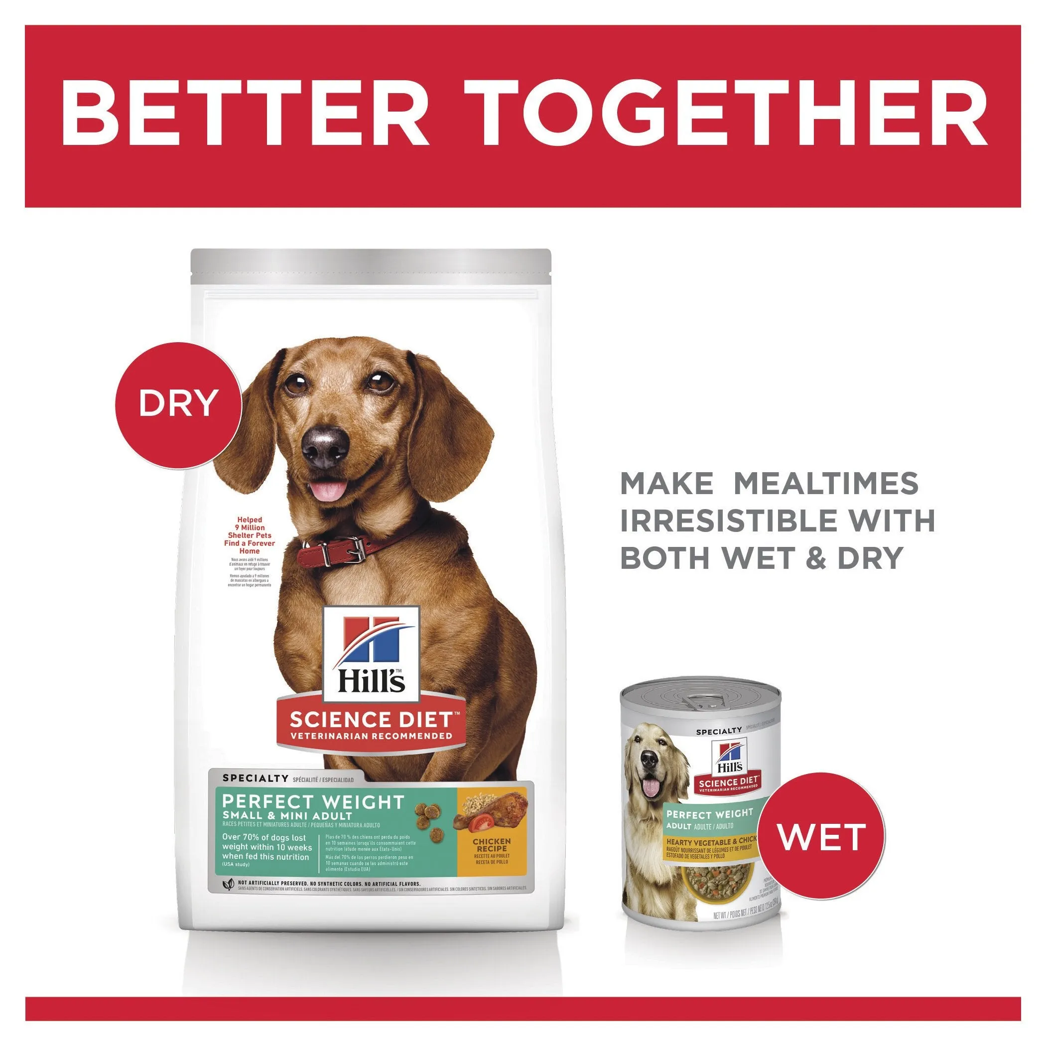 Hills Science Diet Perfect Weight Small and Mini Adult Dry Dog Food 1.8kg^^^