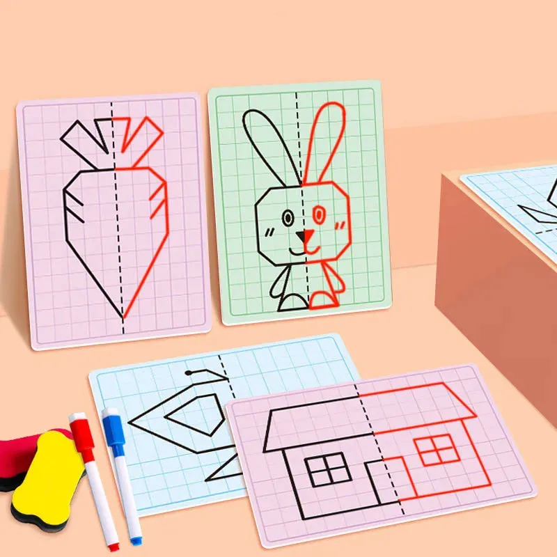 Imaginative Lattice Puzzle Drawing Toy for Kids - Enhance Artistic Skills & Cognition