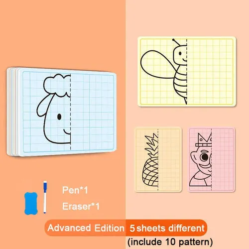 Imaginative Lattice Puzzle Drawing Toy for Kids - Enhance Artistic Skills & Cognition