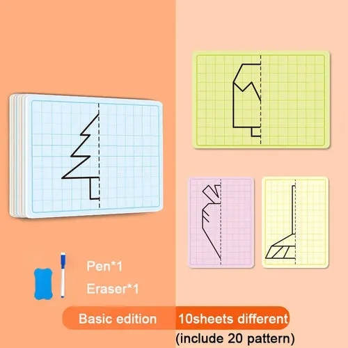 Imaginative Lattice Puzzle Drawing Toy for Kids - Enhance Artistic Skills & Cognition