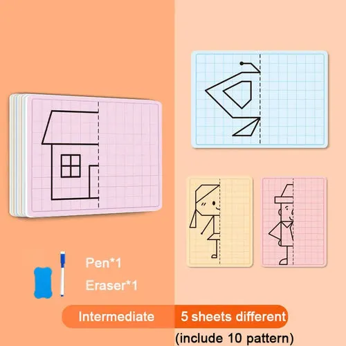 Imaginative Lattice Puzzle Drawing Toy for Kids - Enhance Artistic Skills & Cognition