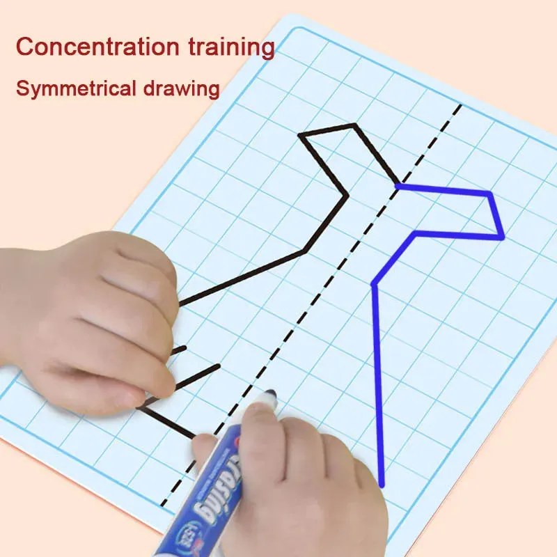 Imaginative Lattice Puzzle Drawing Toy for Kids - Enhance Artistic Skills & Cognition