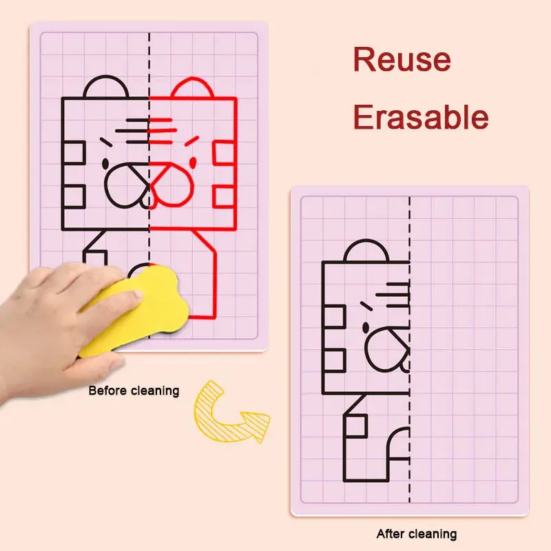 Imaginative Lattice Puzzle Drawing Toy for Kids - Enhance Artistic Skills & Cognition