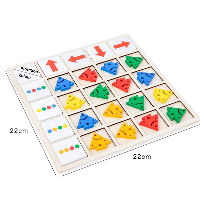 Interactive 3D Montessori Wooden Animal Puzzle for Age 0-6