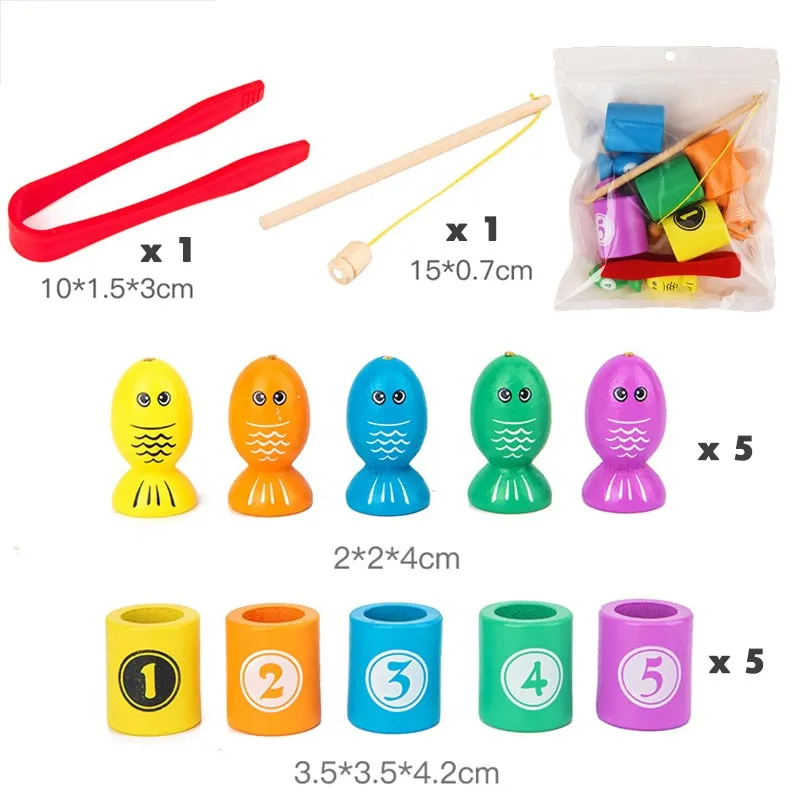 Interactive 3D Montessori Wooden Animal Puzzle for Age 0-6