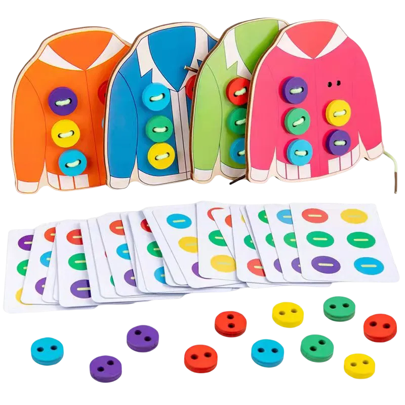 Interactive 3D Montessori Wooden Animal Puzzle for Age 0-6
