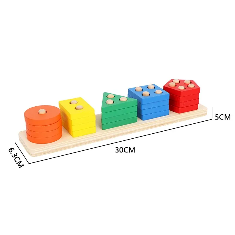 Interactive 3D Montessori Wooden Animal Puzzle for Age 0-6