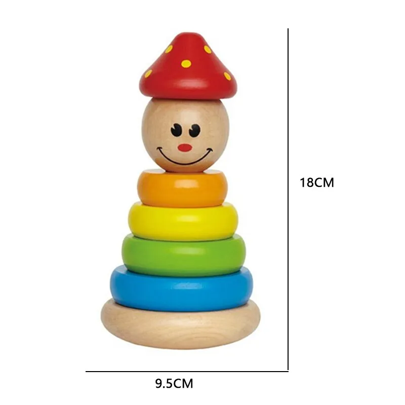 Interactive 3D Montessori Wooden Animal Puzzle for Age 0-6