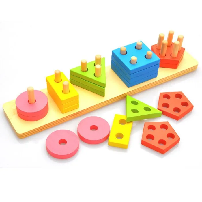Interactive 3D Montessori Wooden Animal Puzzle for Age 0-6