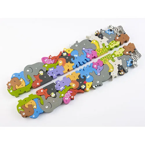 Jumbo Animal Parade A to Z Alphabet & Animal Puzzle