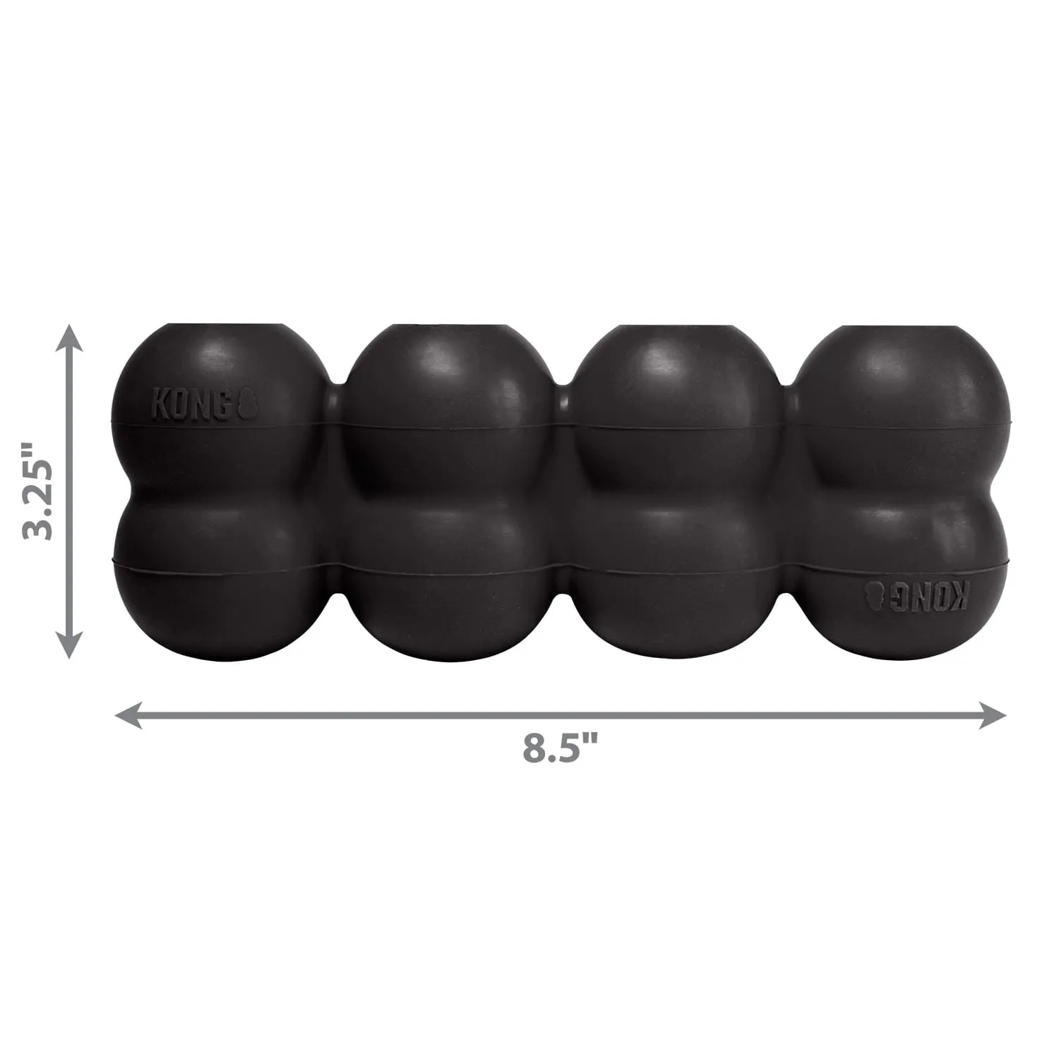 KONG Extreme Goodie Ribbon, Black, Large