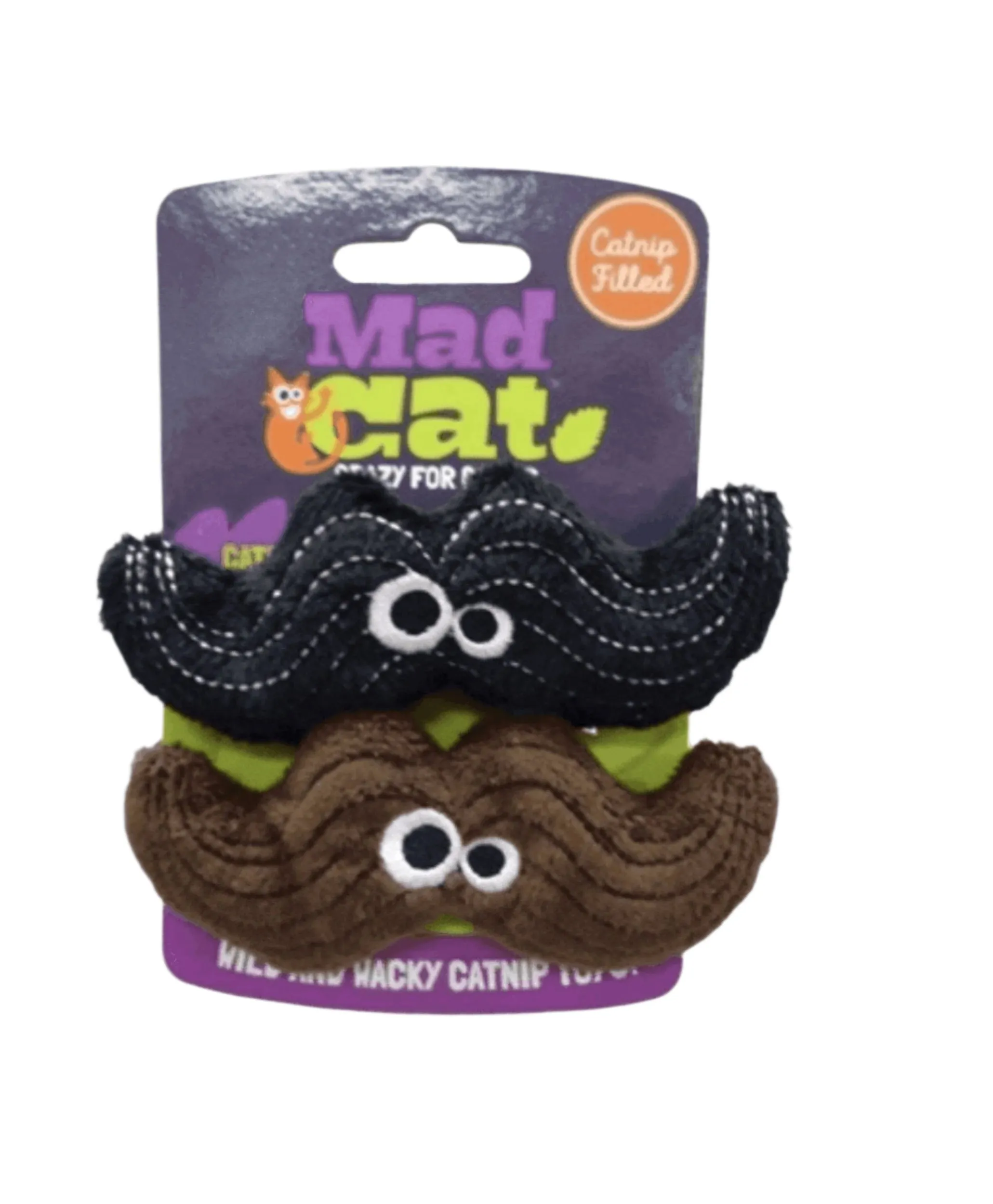 Mad Cat® Magic Meowstache Twin Pack - CAT TOY w/Catnip