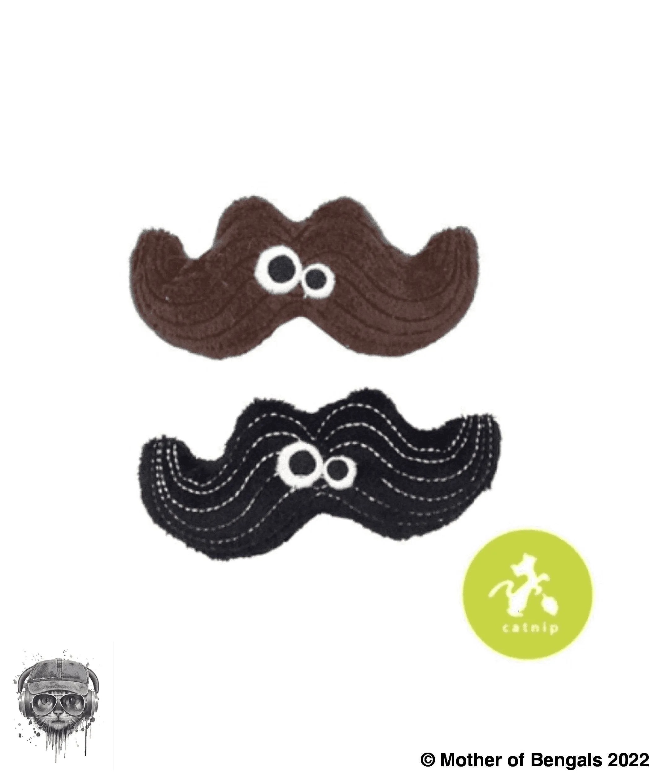 Mad Cat® Magic Meowstache Twin Pack - CAT TOY w/Catnip