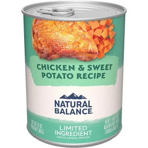 Natural Balance Canned Dog Food Chicken & Sweet Potato