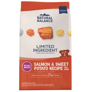 Natural Balance Limited Ingredient Grain Free Salmon & Sweet Potato Small Breed Recipe Dry Dog Food