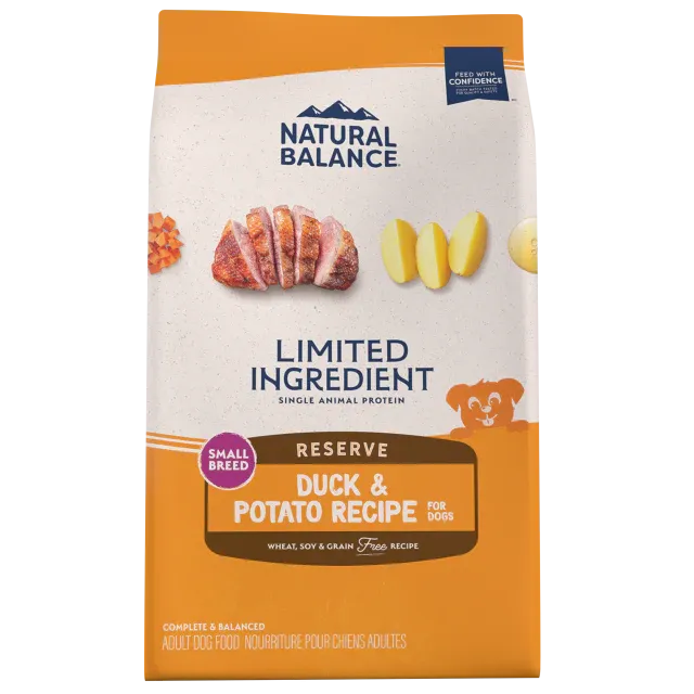 Natural Balance Limited Ingredient Reserve Grain Free Duck & Potato Small Breed Recipe Dry Dog Food