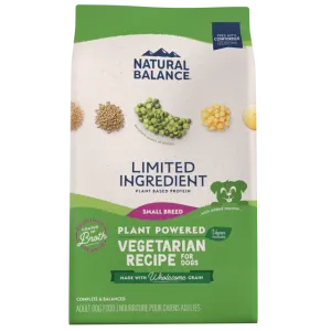 Natural Balance Limited Ingredient Vegetarian Small Breed Recipe Dry Dog Food