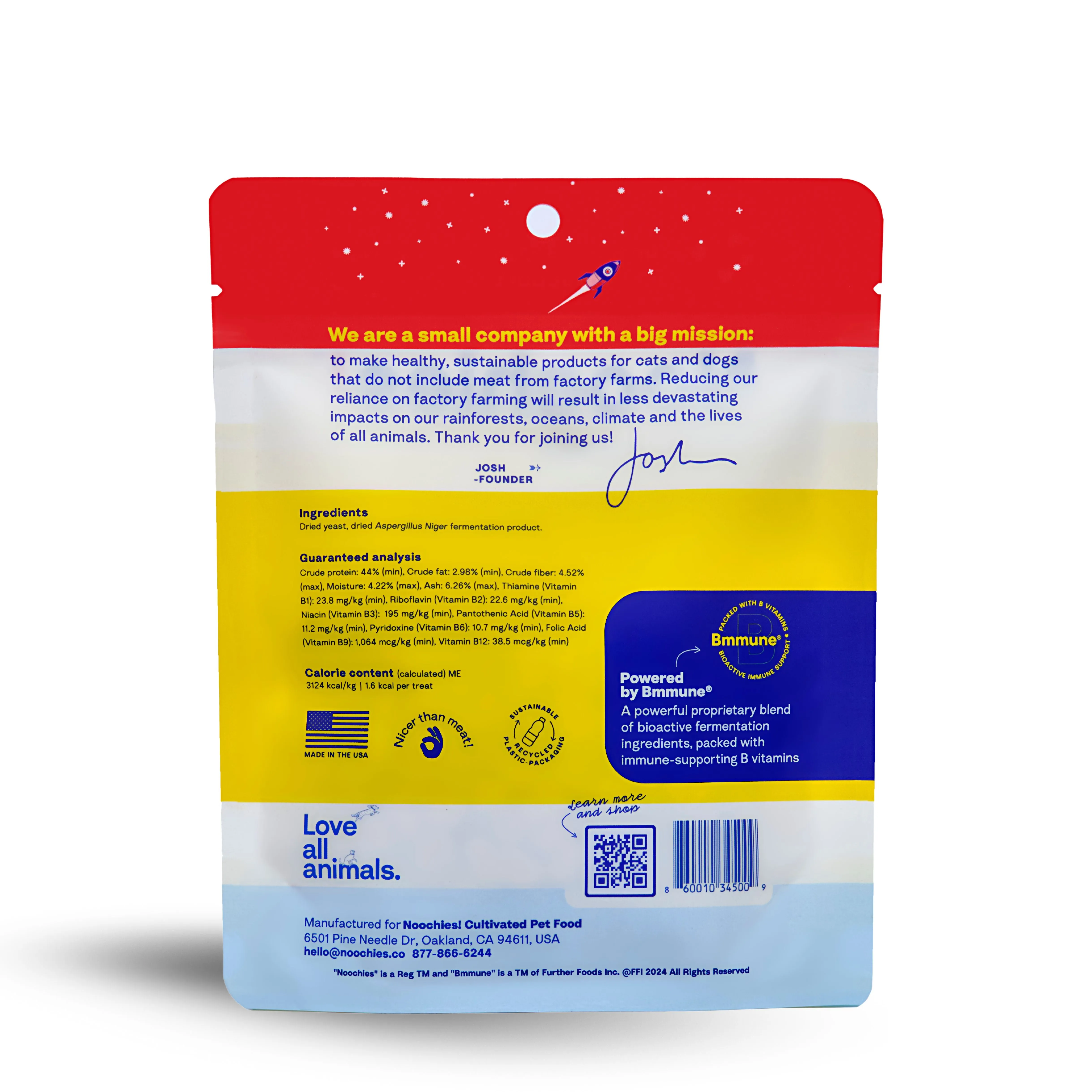 Noochies! High-Protein Freeze-Dried Dog Snacks with Bmmune - Grain-Free, Healthy, Hypoallergenic Dog Treats - Natural Snacks for Dogs