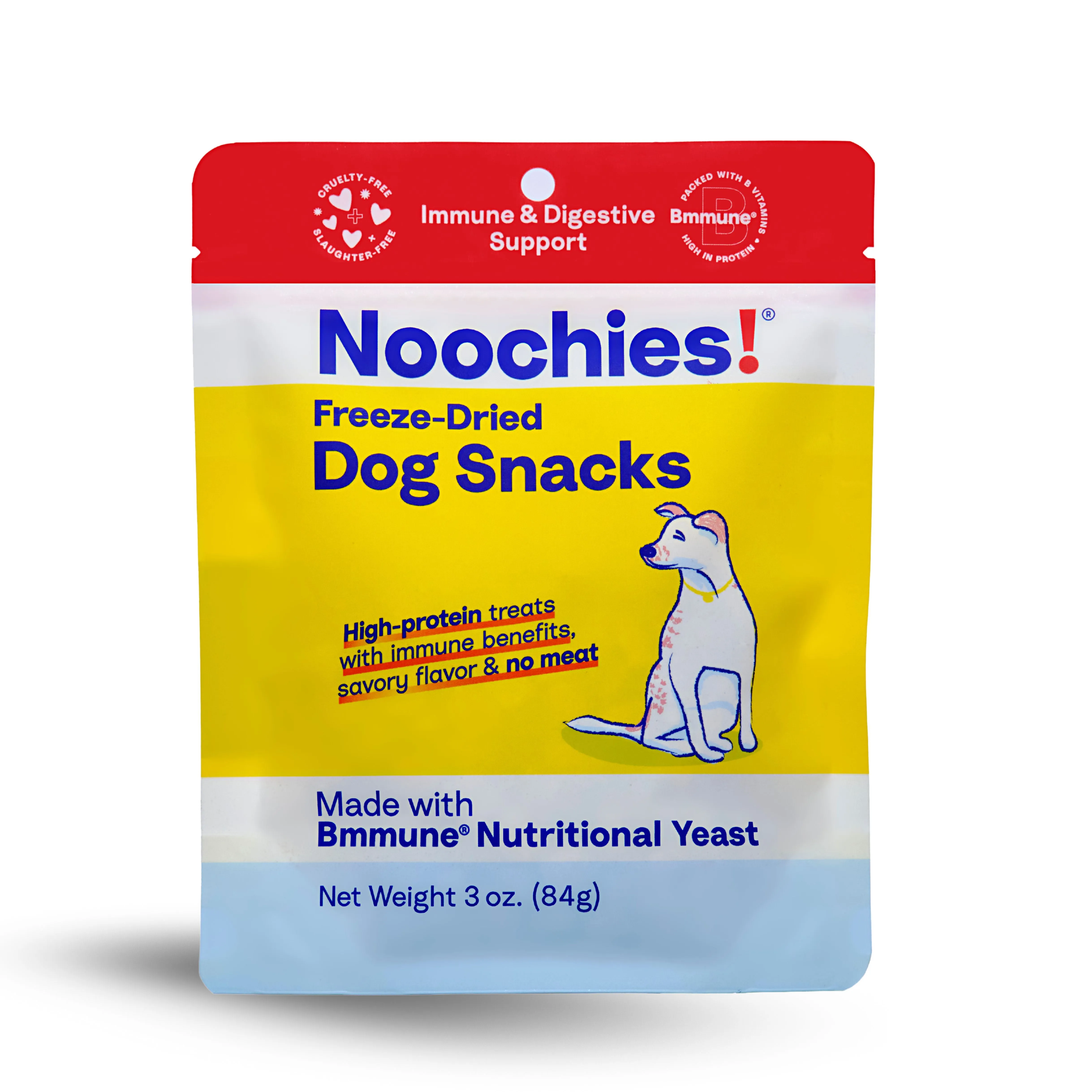 Noochies! High-Protein Freeze-Dried Dog Snacks with Bmmune - Grain-Free, Healthy, Hypoallergenic Dog Treats - Natural Snacks for Dogs
