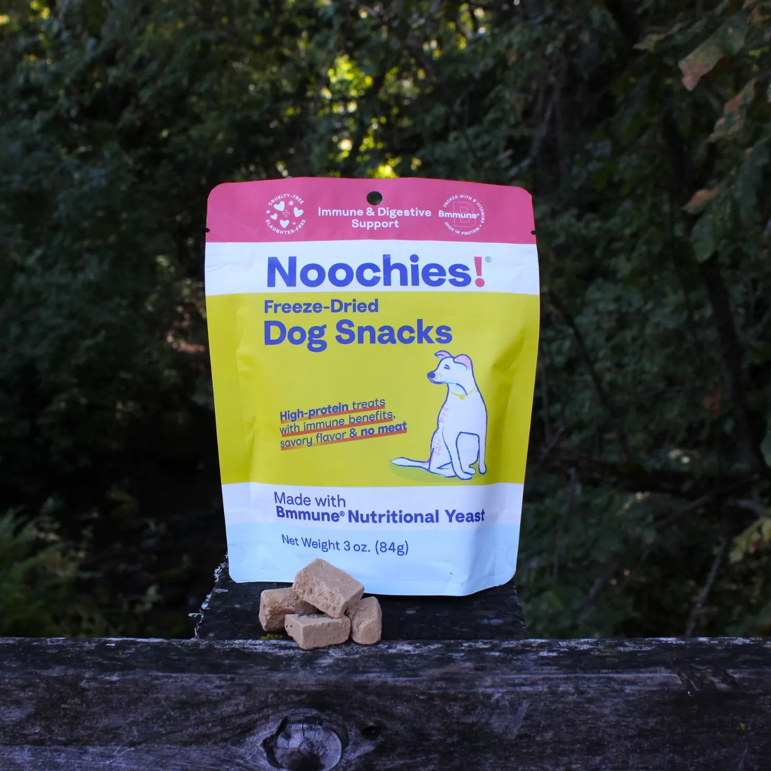 Noochies! High-Protein Freeze-Dried Dog Snacks with Bmmune - Grain-Free, Healthy, Hypoallergenic Dog Treats - Natural Snacks for Dogs