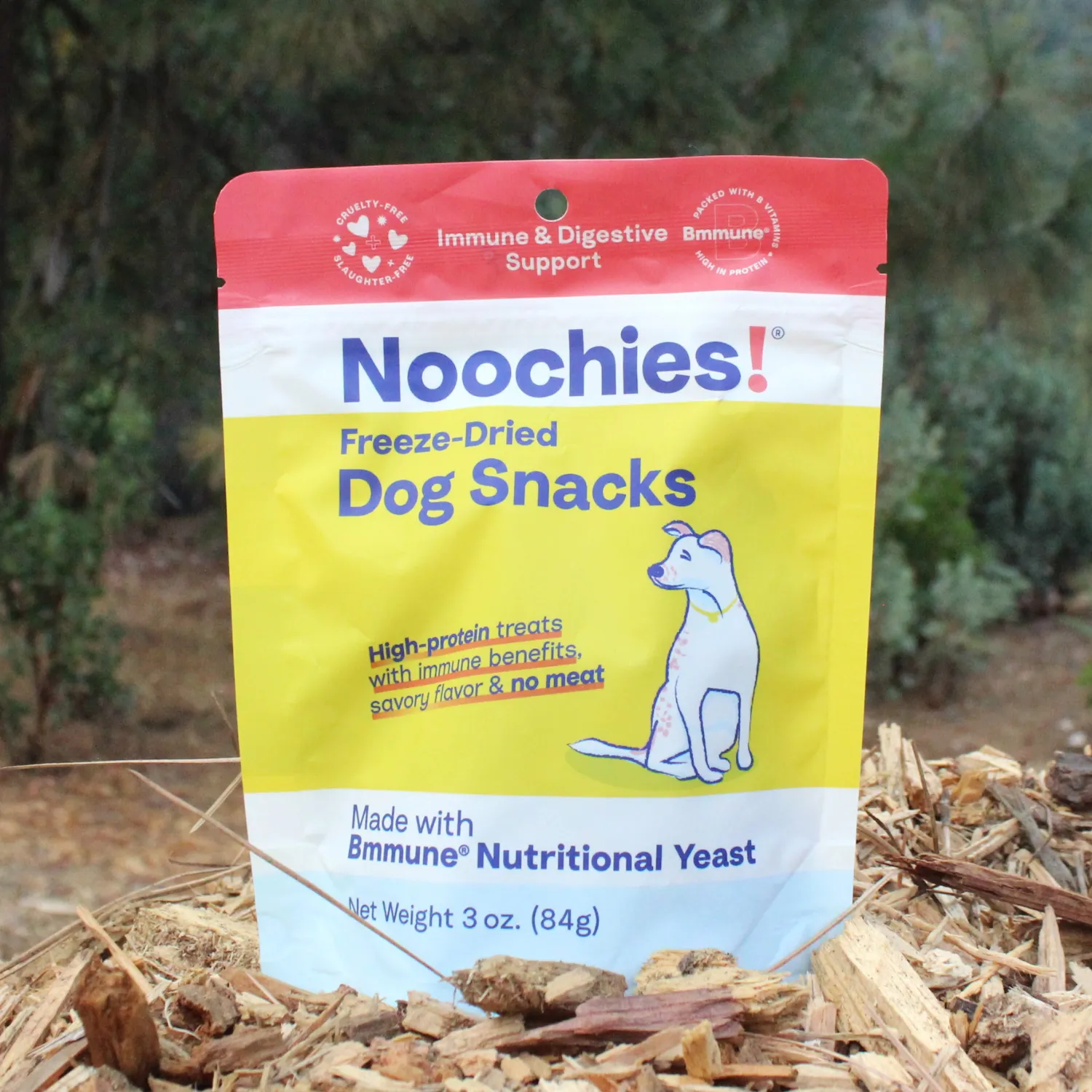 Noochies! High-Protein Freeze-Dried Dog Snacks with Bmmune - Grain-Free, Healthy, Hypoallergenic Dog Treats - Natural Snacks for Dogs