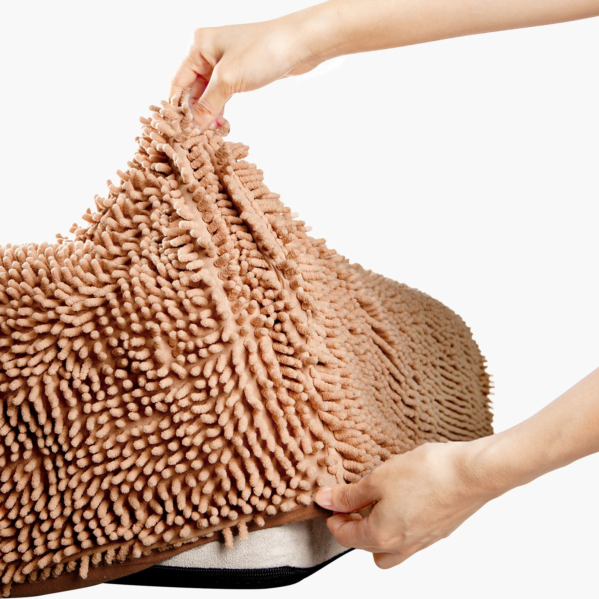 Orthopedic Memory Foam Dog Bed - Brown (Large)